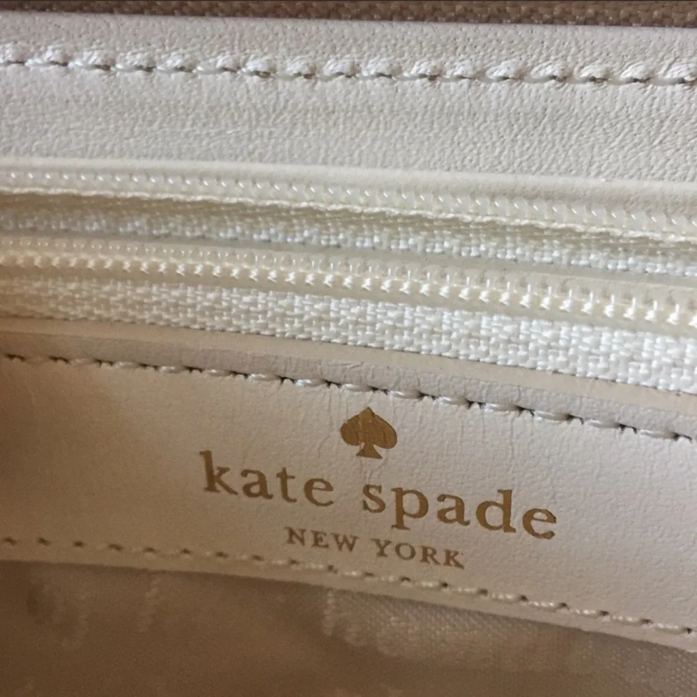 NWOT KATE♠️SPADE MIRROR METALLIC GOLD WALLET